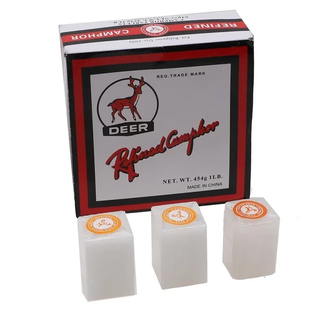1 Box 454G Font Szarvasmárka Finomított Kámfortabletták/Blokkok Moth Ezüsthal Kerül - Image 2
