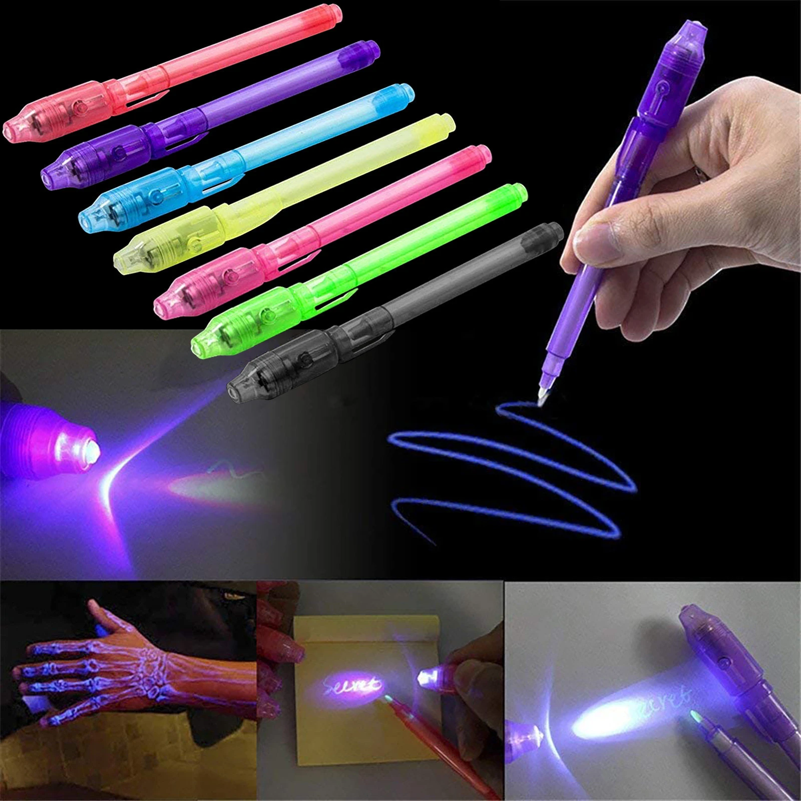 Eerder Startpunt opvolger Creative Magic Uv Licht Onzichtbare Inkt Pen Funny Art Marker Pen Voor  Kinderen Studenten Gift Nieuwigheid Koreaanse Briefpapier School Aanbod  #|Thuis Kantoor Opslag| - AliExpress