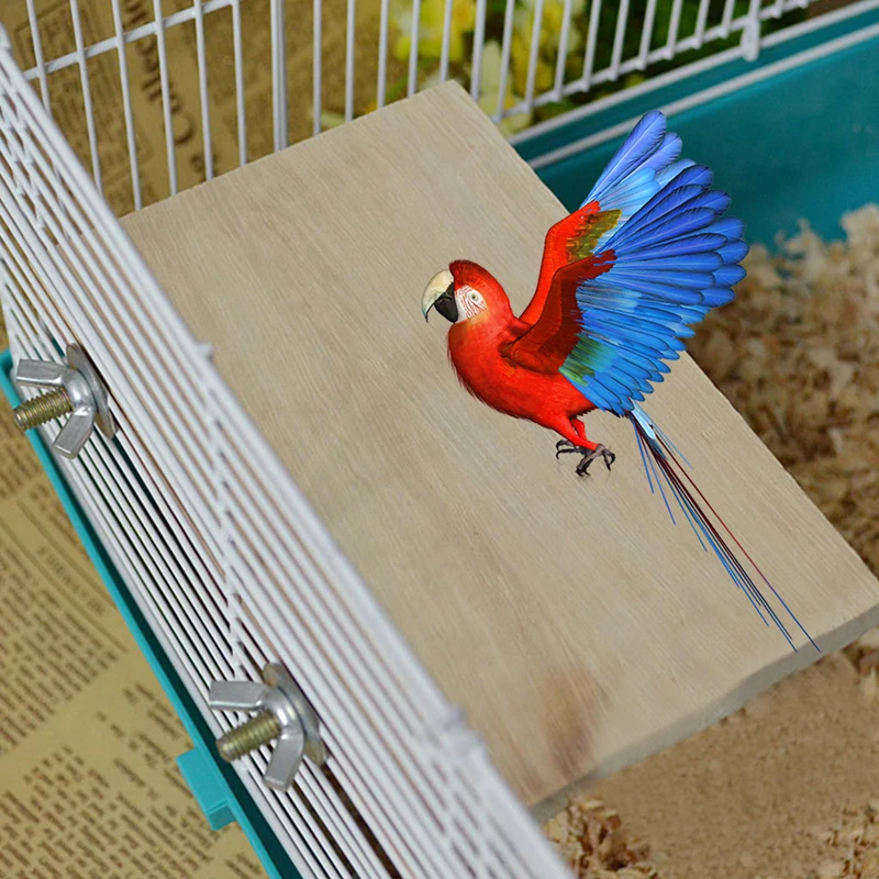 Pet Bird жевательная игрушка для попугаев деревянные подвесные качели клетки Fr клетка для птиц Попугай Cockatiel N1HA