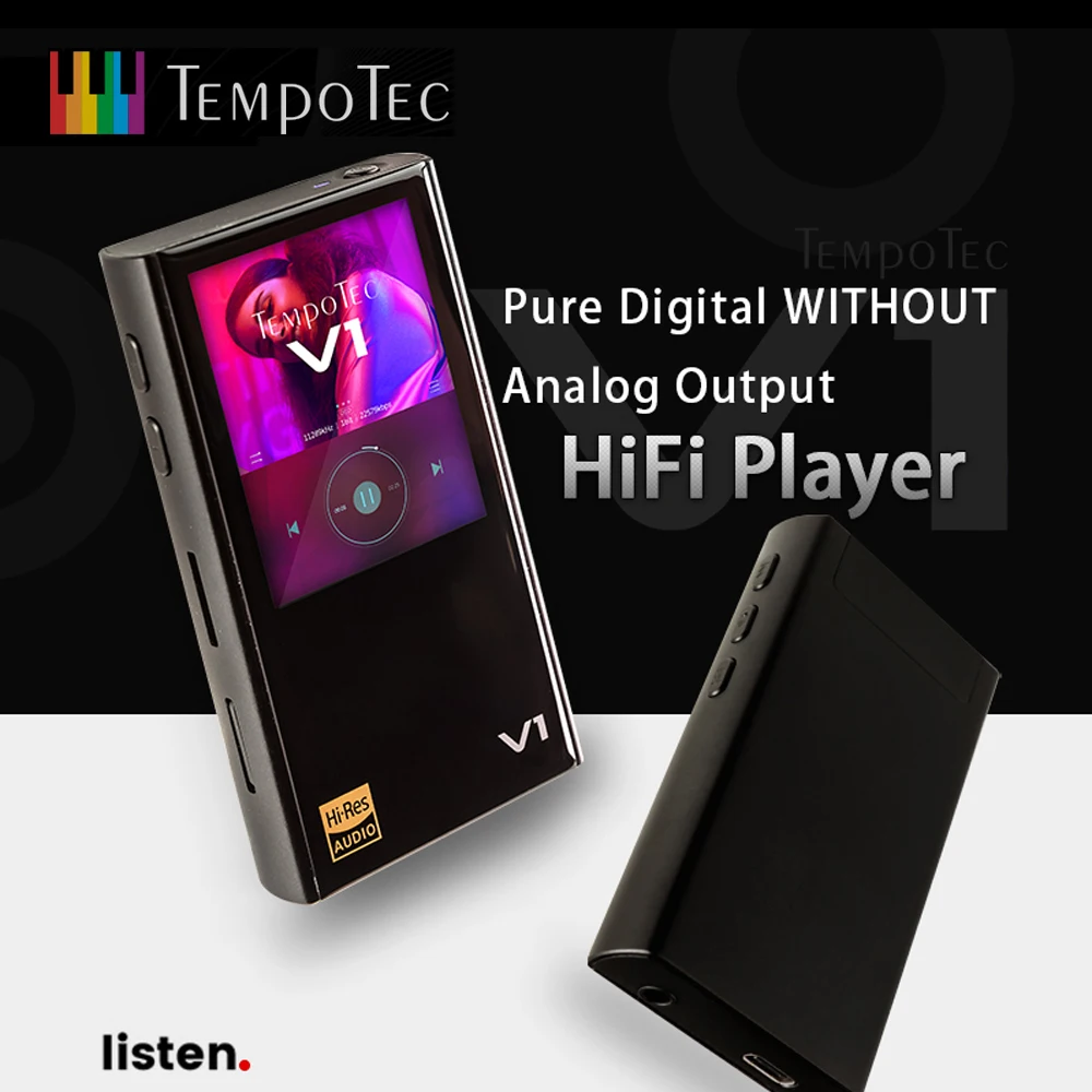 V1+ OTG кабель MP3-плееры TempoTec вариации Hifi Цифровой без аналога, поддержка bluetooth LDAC IN& OUT для USB DAC& amp; усилитель