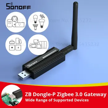 SONOFF ZB Dongle-P Zigbee 3.0 Dongle USB più supporto gateway Zigbee universale tramite serie ZHA o Zigbee2MQTT Sonoff Zigbee