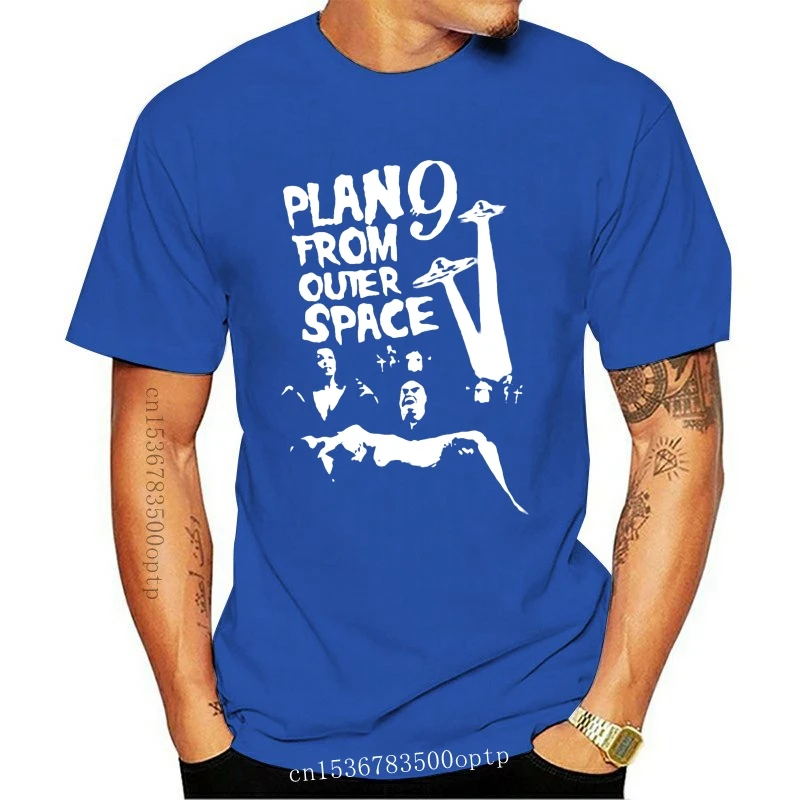 New Plan 9 From Outer Space Alien Cult Sci Fi Thriler Movie S M L Xl 2 3Xl T Shirt |