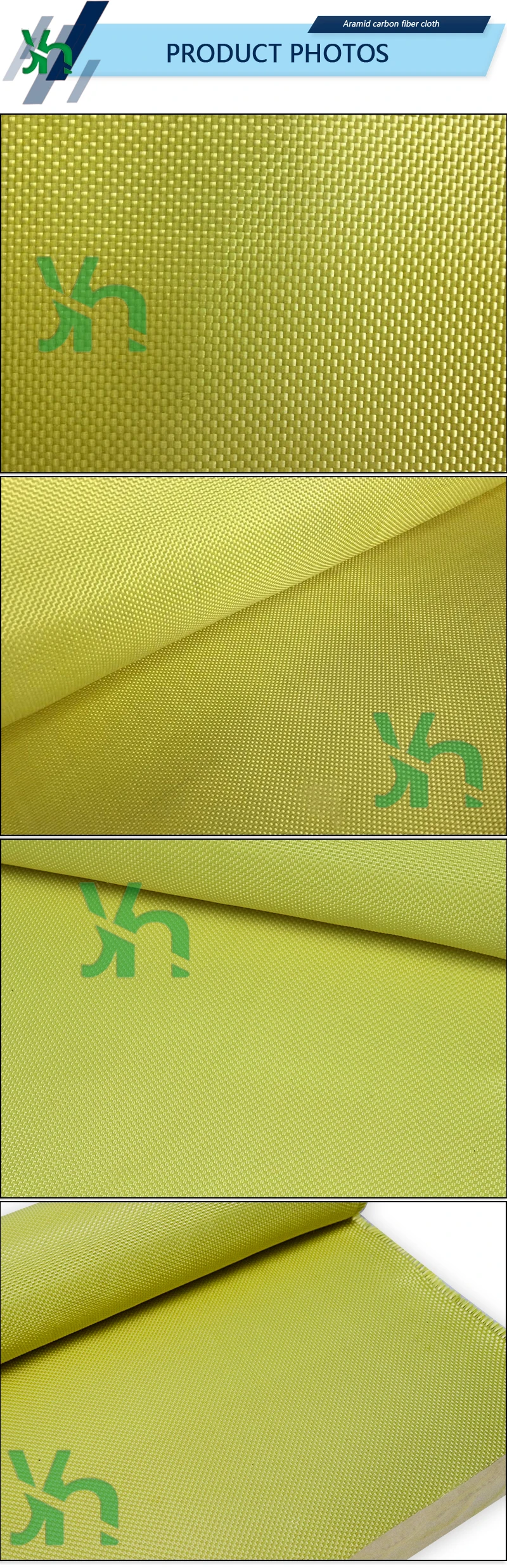 Description Picture 2 of itemKevlar aramid Plain Weaving Fabric,High Strength,Bulletproof,Fiber Reinforced Core,1000D200g