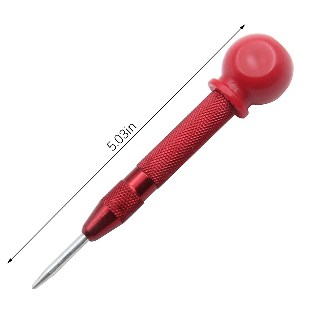 5 Inch Automatic Center Pin Punch Spring Loaded Marking Starting Holes Tool Wood Press Dent Woodwork Tool Drill Bit
