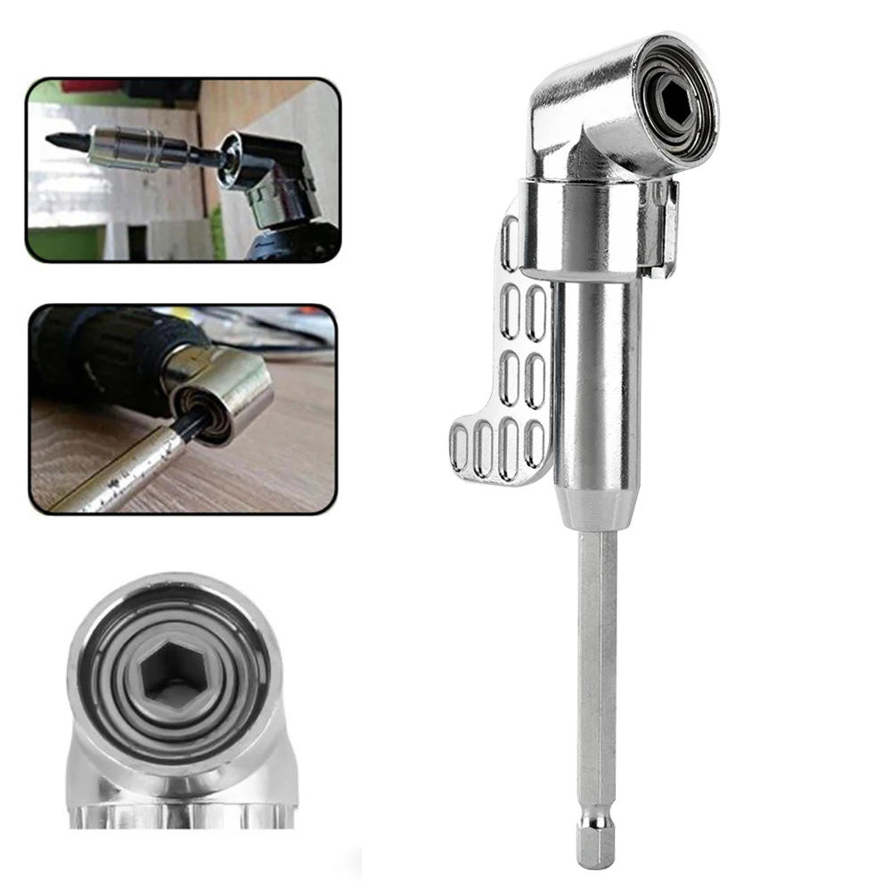105 Degrees Electric Hex Drill Bit Adjustable Hex Bit Angle Driver Screwdriver Socket Holder Adapto