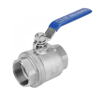 

304 Stainless Steel Two-piece Full Port Female Thread Ball Valve 1-1/2" DN40 1000 WOG