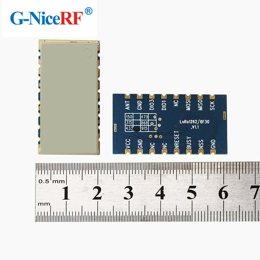 2 шт./лот LoRa1262F30 1 5 Вт высокомощный 868 МГц/915 МГц SX1262 чип 7 км радиочастотный модуль