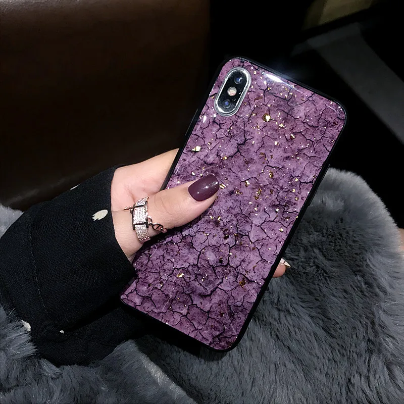 Блестящий золотой мраморный чехол с блестками для iPhone 12 11 6 6S Plus 5 5S 7 plus 8 мягкая