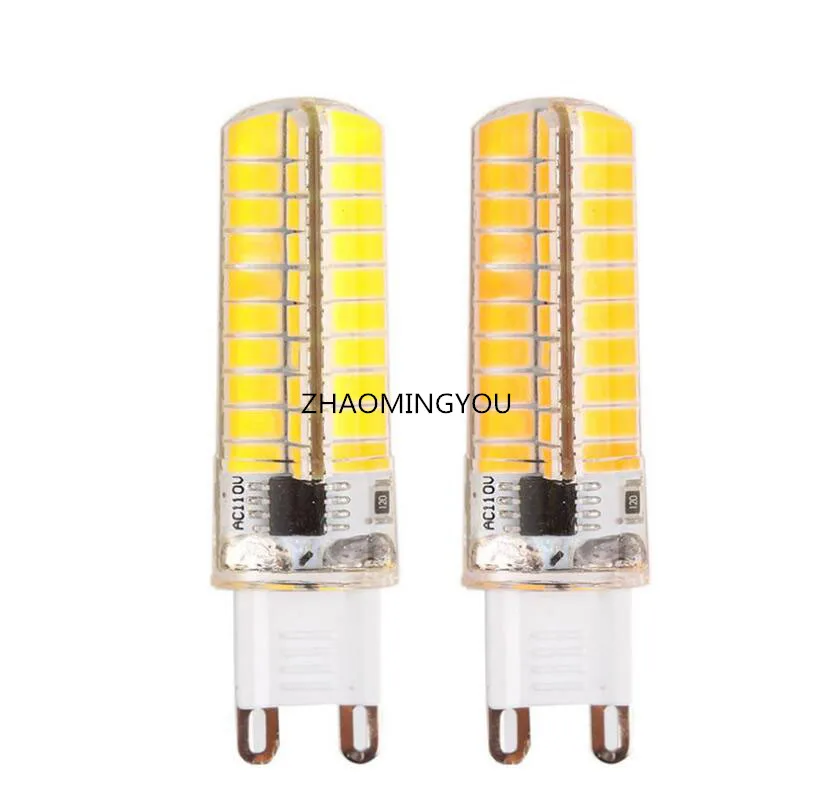 YOU G4 G9 SMD 5730 8W Super bright silicone LED light Dimmable Corn lamp 110/220V 80leds Led bulb | Лампы и освещение