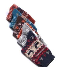 5 Pairs  High quality socks  New Design Snow Socks Type Funny Cartoon Cotton Socks Set Women Bulk Christmas Socks