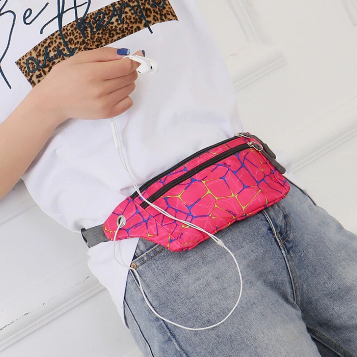 Fashion Women Girl Waist Fanny Pack Belt Bag Pouch Travel Hip Bum Bag Mini Purse