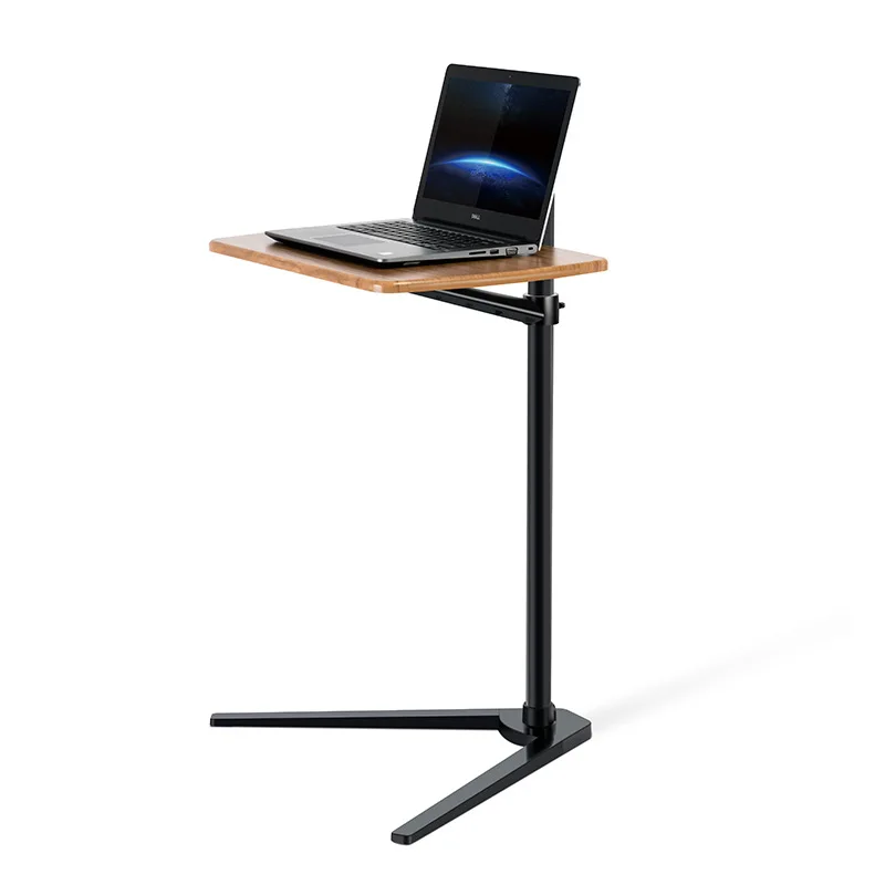 Movable UP-8T Aluminum 7-20 inch Laptop Floor Stand Height Adjustable bedside Lapdesk Sofa Desk for Tablet PC Notebook MJ1103