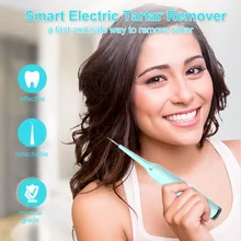 Портативный Электрический стоматологический инструмент для удаления зубного камня, средства для удаления зубного камня, стоматологический инструмент для зубной пасты с 2 сменными головками