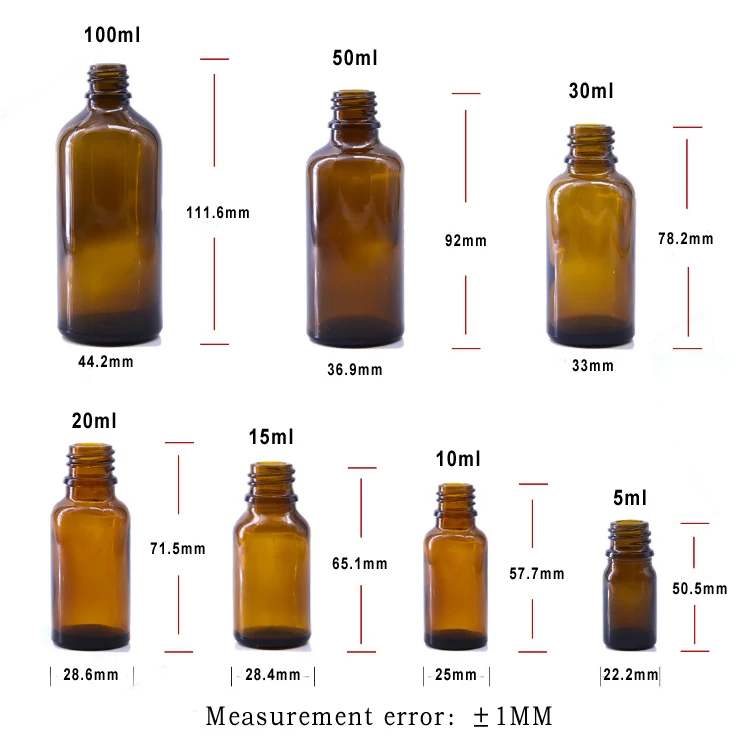 Bottle dimensions KY