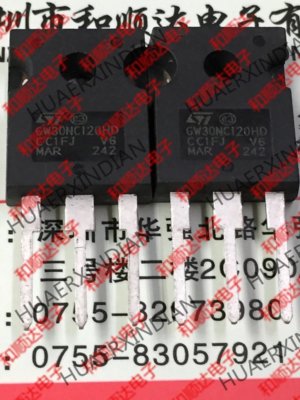 5 шт. STGW30NC120HD TO-247 IGBT 1200V 60A