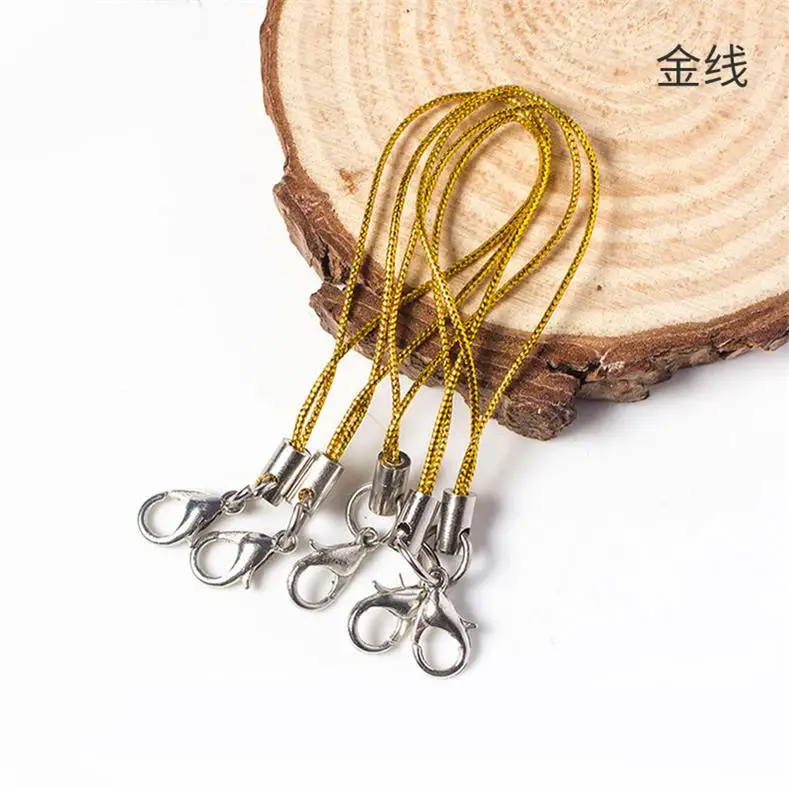 20 шт./лот нитка шнур кольцо для ключей DIY сумка кольцо для ключей ...