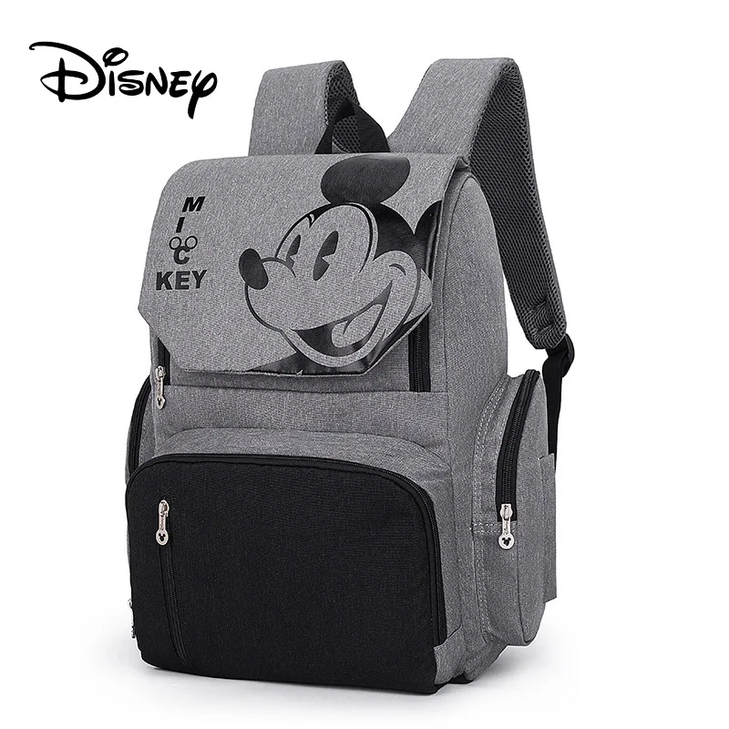 Disney Travel Backpack Baby Diaper Bags USB Mummy Maternity Nappy Diaper Stroller Bag Insulation Baby Girl Care Pram Travel