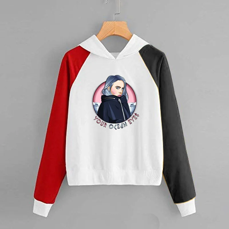 Billie Eilish, толстовка для мальчиков, куртка, пальто, комикс, мультфильм, американский рэпер, Billie Eilish, толстовка, для женщин, мужчин, хип-хоп, толстовки - Цвет: style 16