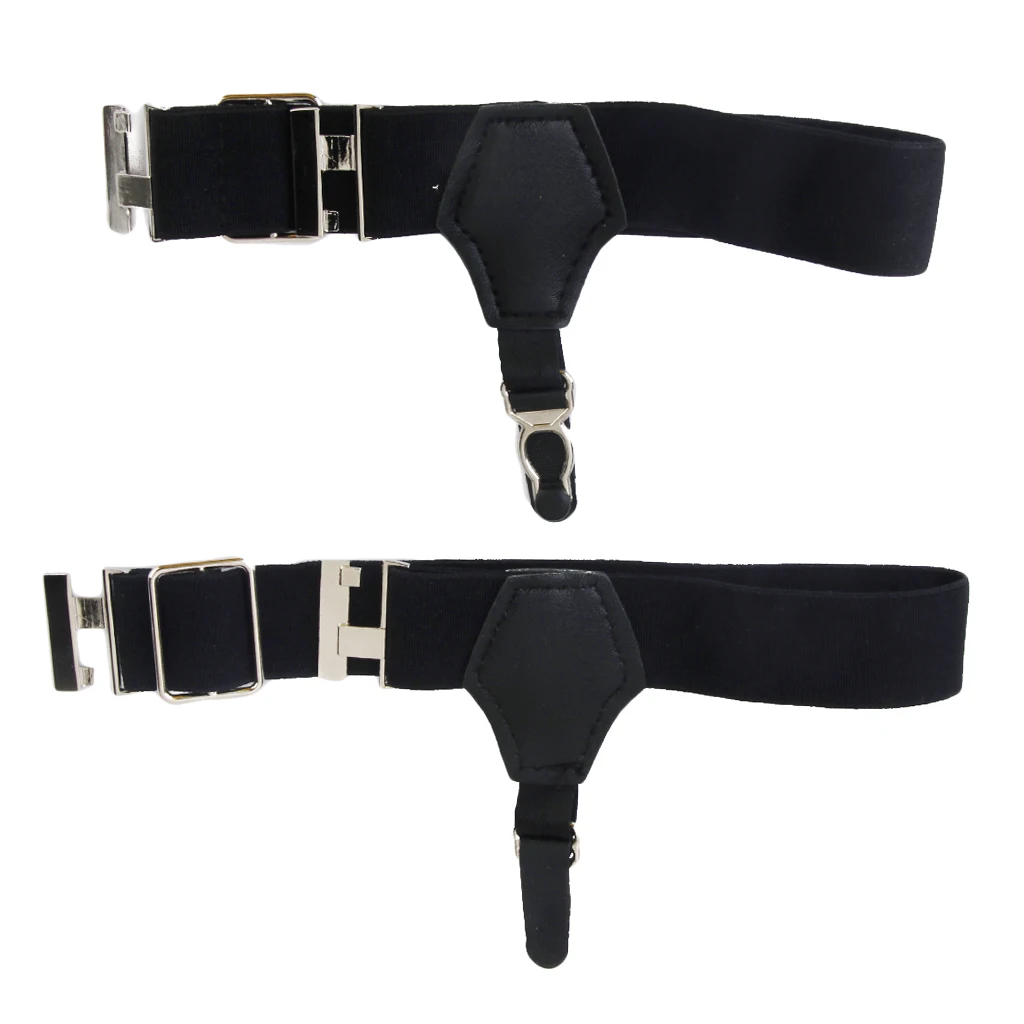 1Pair Universal Unisex Uniform Sock Suspender Garters Adjustable Garters UK BBTT 
