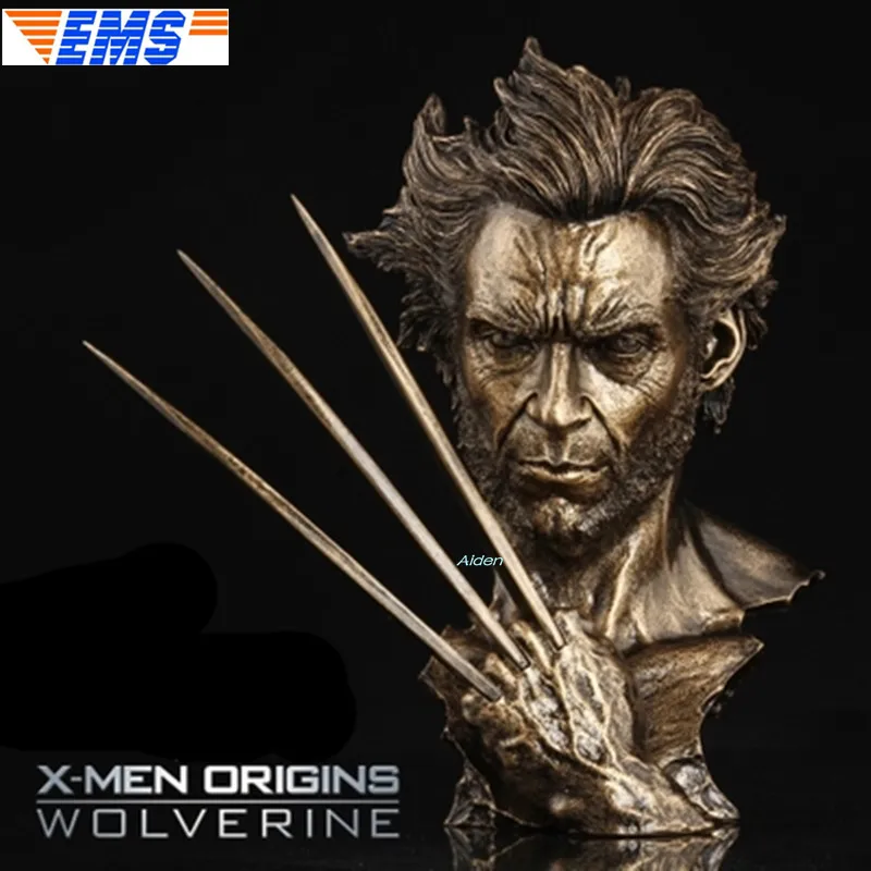 

12"Statue X-Men Superhero Bust Wolverine Logan Howlett Head Portrait The Avengers GK Action Collectible Model Toy BOX 30CM Z2643