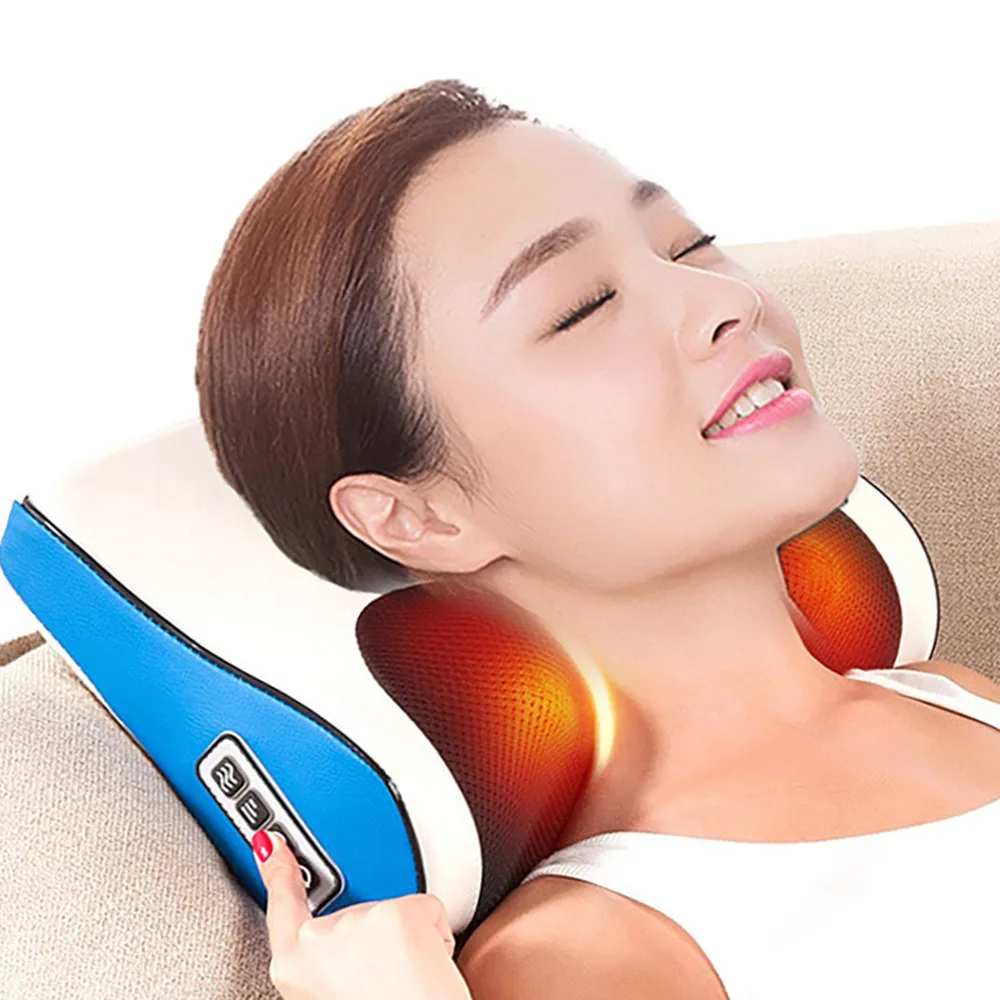 

Multi-functional Massage Pillow Electric Infrared Heating Kneading Neck Shoulder Body Massager Pillow Home Cervical vertebra