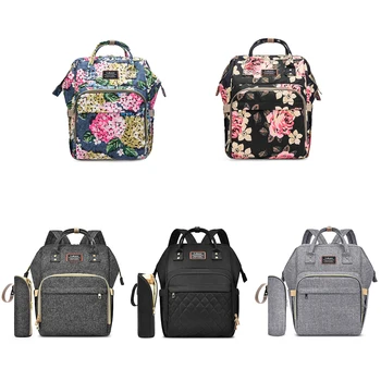 

Maternity Large Volume Outdoor Travel Kid Bags Baby Bag Mommy Backpacks Nappies Bags Printed Bottle Diaper Bag Backpack