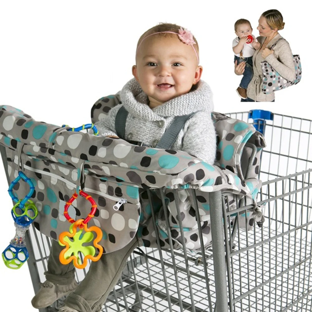 Housse de panier de Shopping multifonction | Housse coussin de siège pour bébé, tapis de siège pour bébé, sièges de sécurité pour enfants