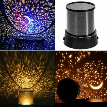 

Colorful Cosmos Star Night Light Projector LED Lamp Presents Gift No Battery For Diy Home Decor New