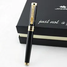 Высококачественная Черная шариковая ручка Jinhao 1200 яркий