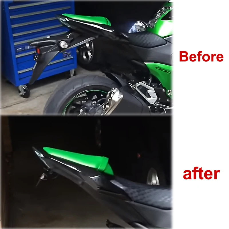 Для Kawasaki Z800 2013 Fender Eliminator комплект задний хвост аккуратный держатель номерного знака Кронштейн мотоцикл алюминий