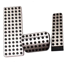 

Car Accessories Steel accelerator gas brake Foot Rest pedal For Mercedes Benz W140 W220 W221 S Class AT/MT pad Stickers 93-2012