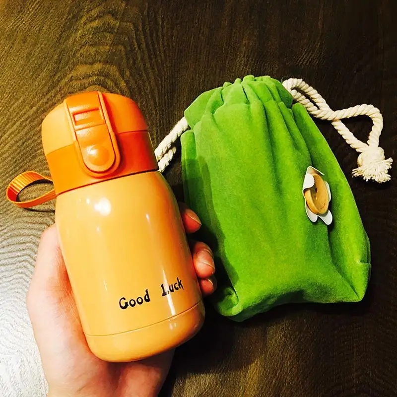 

Vacuum Bottle Women's Portable Cute GIRL'S Creative Creative Super Adorable Mini Insulated Cup Student Portable Small