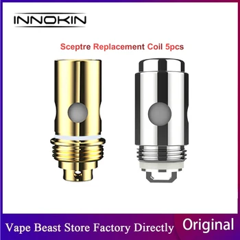 

5pcs New Original Innokin Sceptre Replacement Coil for Innokin Sceptre Pod kit W/ 1.2ohm MTL Coil & 0.5ohm RDL Coil E-cig Coil