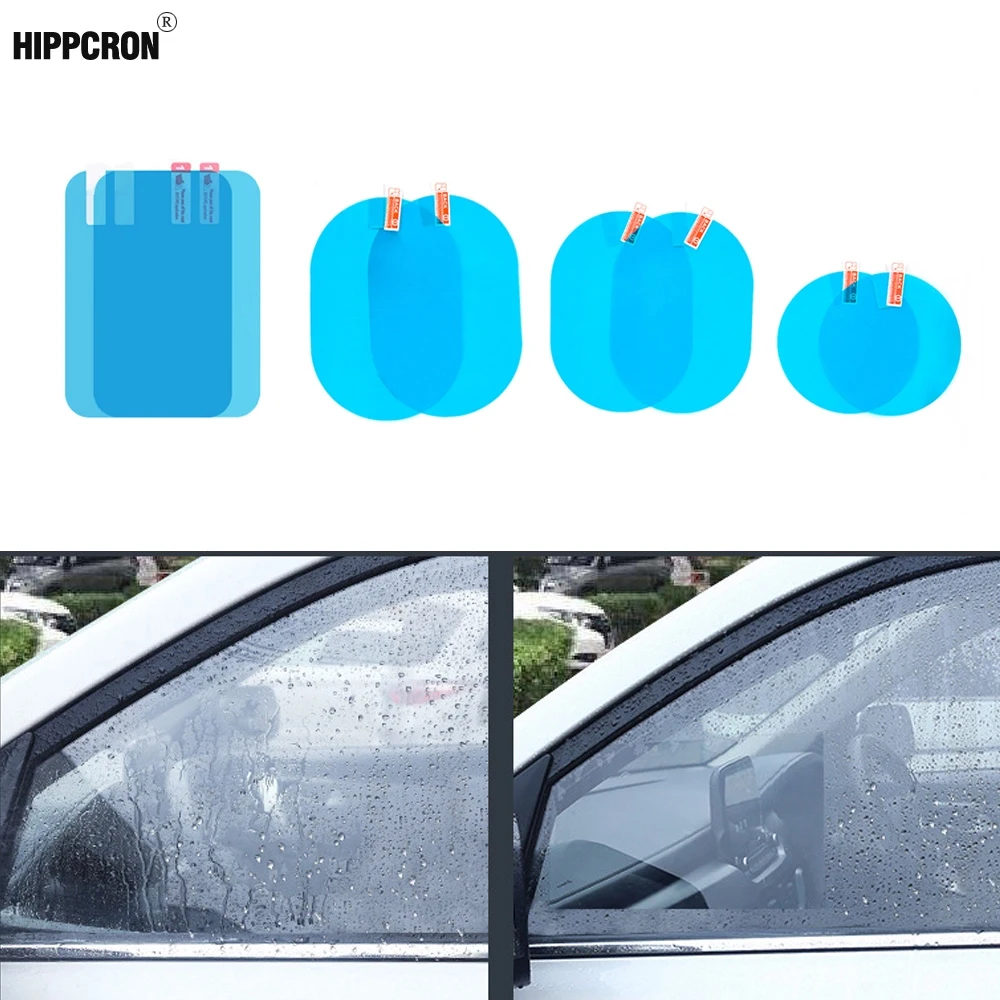 

Car Rearview Mirror Protective Anti Fog Car Mirror Window Clear Film Film Waterproof Car Sticker 2 Pcs/Set