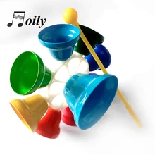 8 Тон Колокольчик детский Orff ударный инструмент мини колокольчик детская игрушка красочный обучающий инструмент для раннего ребенка