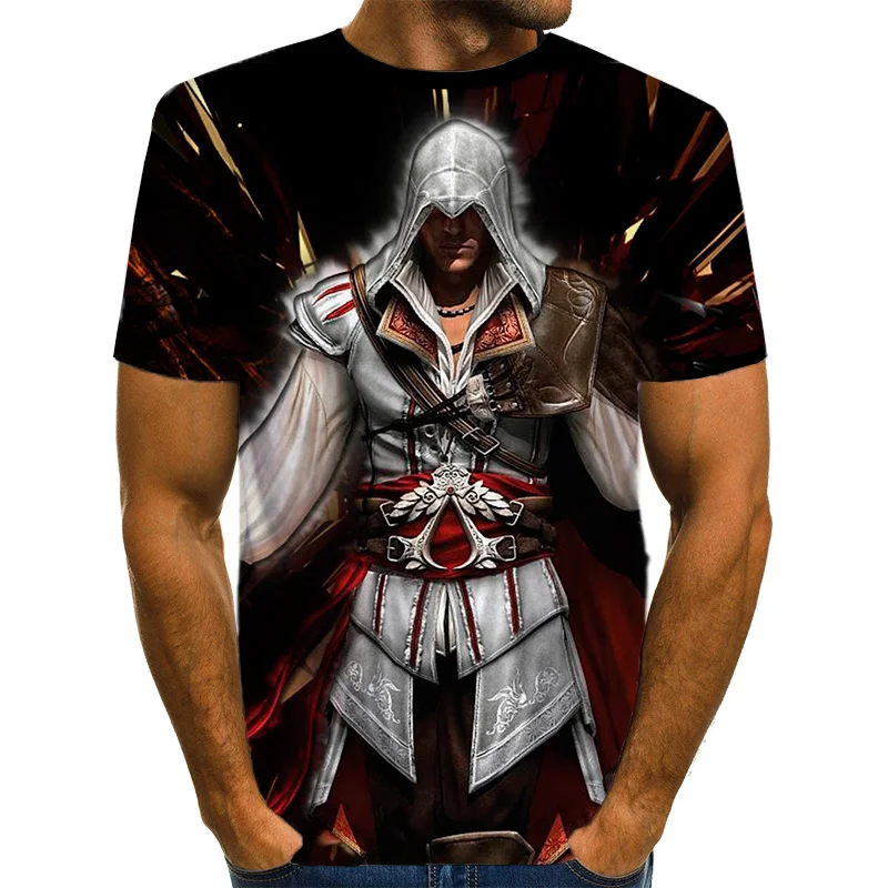 Call of duty Game 3D T-shirt streetwear for men and women popular short sleeves hrarjuku Game character casual tops t-shirts men