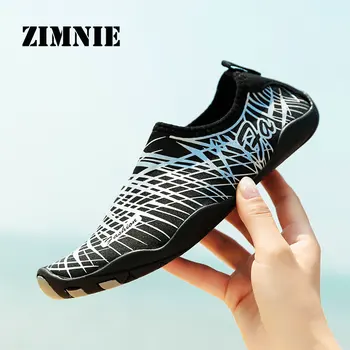 

ZIMNIE Men Women Aqua Shoes Quick Dry Sea Slippers Diving Swimming Socks Water Shoes Slip on Slides Beach Water Socks Shoes