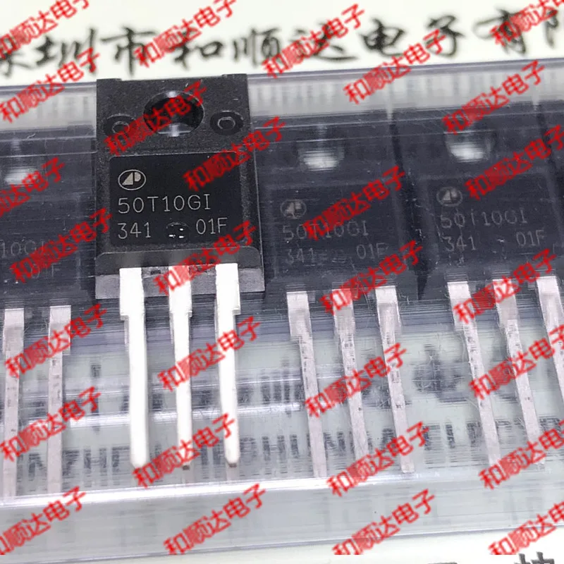 10 шт./лот 50T10GI AP50T10GI-HF совершенно аппарат не Привязанный к оператору сотовой связи TO-220F 100V 21.8A