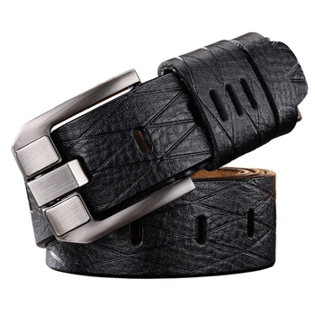 

Men's high-quality leather belt luxury designer belt alloy pin buckle men's business fashion retro youth with jeans new belt