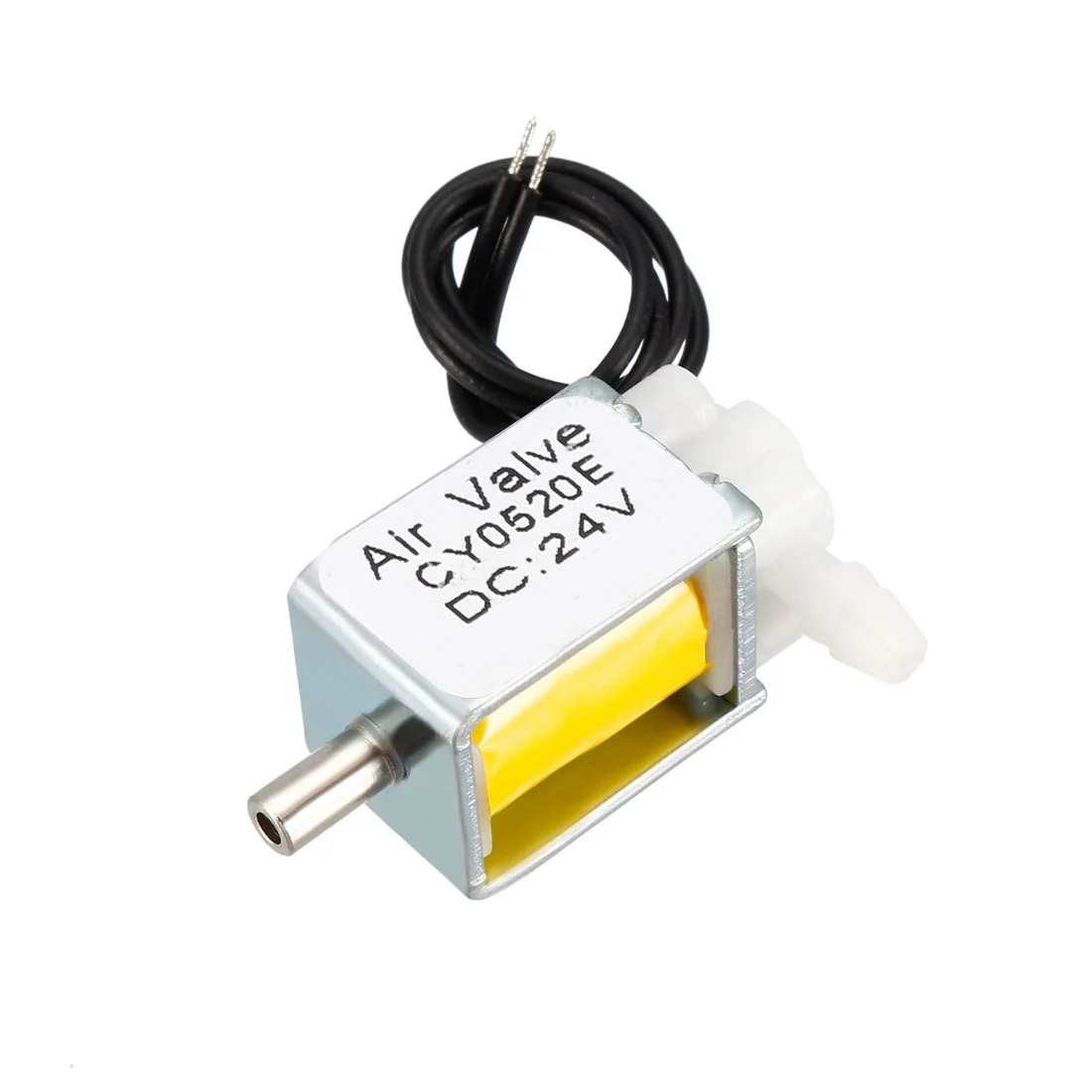 Uxcell 2 шт. миниатюрный Соленоидный клапан положения 3 пути DC24V 0.12A воздушный 34x15x20 мм