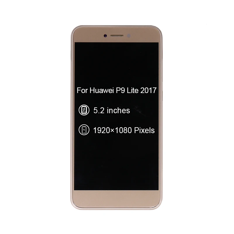 10 шт./лот для huawei P9 Lite ЖК-дисплей сенсорный экран+ рамка в сборе GR3 /P8 Lite дигитайзер DHL EMS
