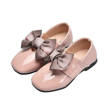 

Children Shoes 2020 Party Shoes For Girls Kids School Dresses Spring Fashion Bow Princess Leather Shoes 3 6 7 8 9 10 11 12 Years