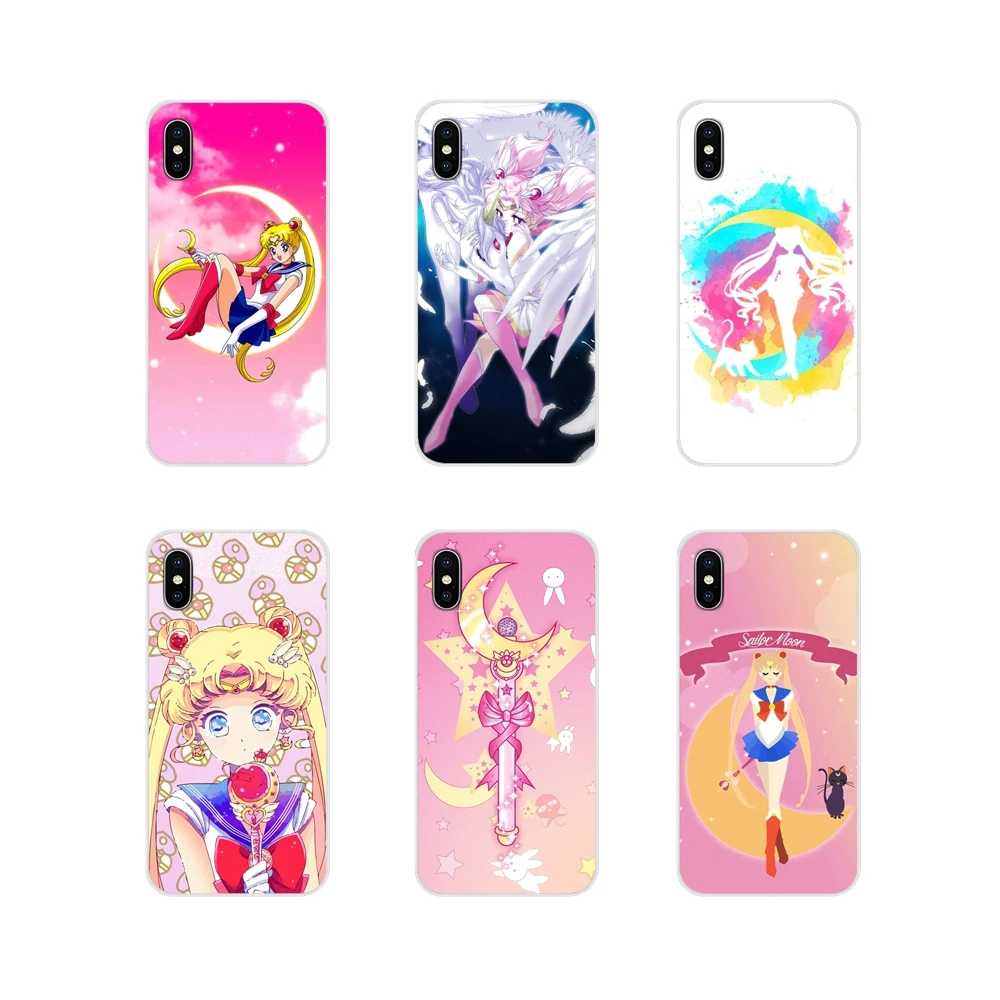 sailor moon girly pink Accessories Phone Shell Covers For Xiaomi Redmi 4A S2 Note 3 3S 4 4X 5 Plus 6 7 6A Pro Pocophone F1 | Мобильные