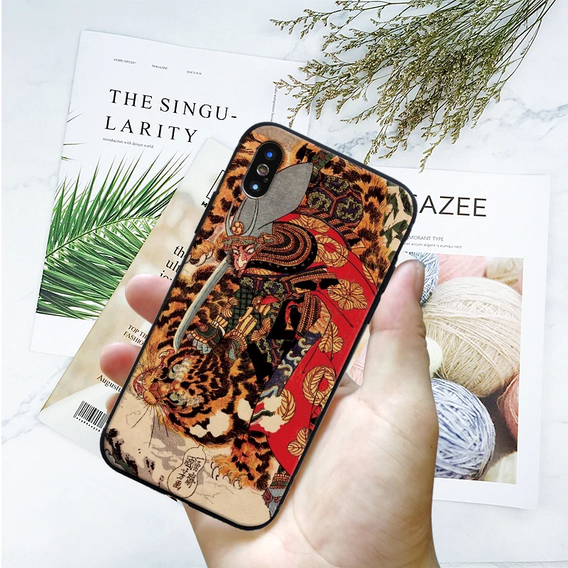 SY0441 Ukiyo-e японский стиль художественный чехол ТПУ Мягкий силиконовый чехол для телефона оболочка для Apple iPhone 5 6 6s 7 8 Plus X XR XS MAX 11 pro Чехол - Цвет: SY0441