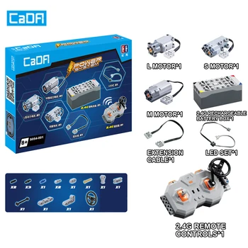 

RC Motor Compatible Technic Train Remote Control Battery Box Switch Led Light Power Function 20086 20001 C61016 42056 Spare part