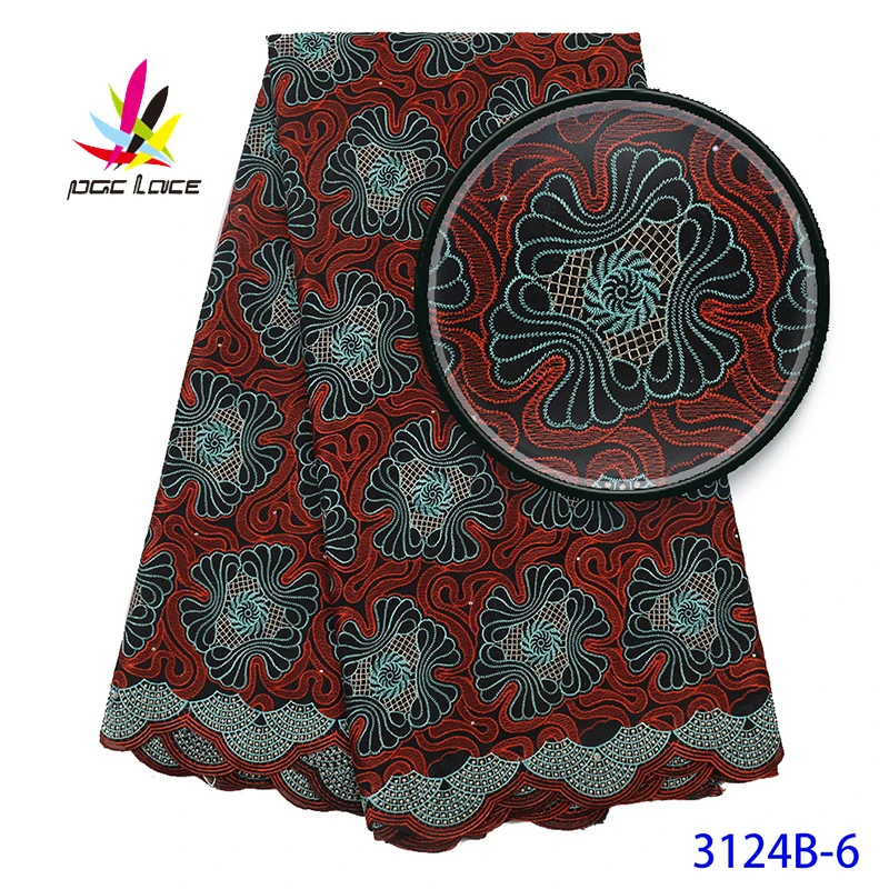 

Wine High Quality Swiss Voile Laces In Switzerland Cotton African Dry Cotton Lace Fabric Nigerian Man Voile Lace 5yards 2020