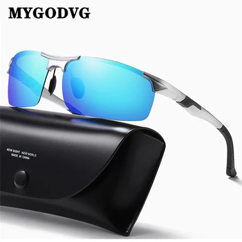 

2020 Sunglasses men polarized photochromic Night Vision Luxury BRAND DESIGN Aluminum Magnesium Frame Classic Pilot Eye glasses