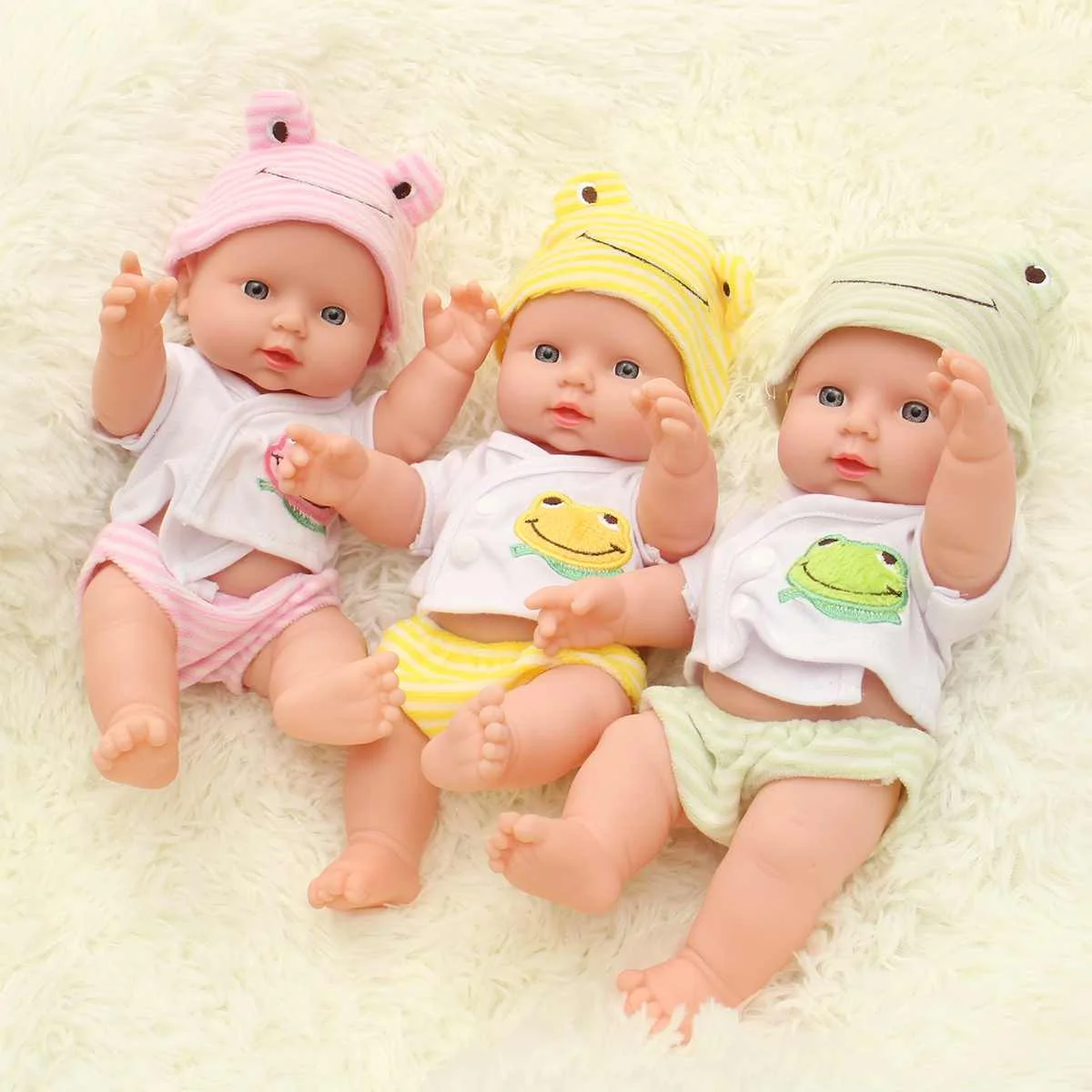 Reborn Baby Кукла Пупс игрушки для детей 30 см виниловые Силиконовые Реалистичные мини куклы реалистичные Playmate с 4 звуками