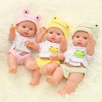 

Reborn Baby Dolls Baby Reborn Toys for Children 30cm Vinyl Silicone Lifelike Mini Dolls Realistic Playmate with 4 sounds