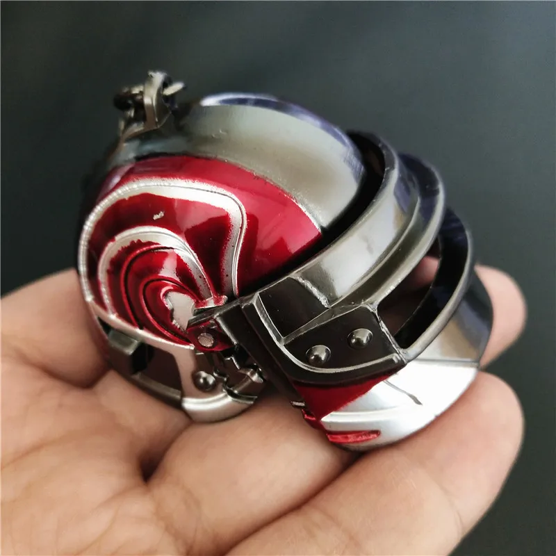  2PCS/Set Game PUBG Keychain Cosplay Accessories Armor Level 3 Helmet Keychain Alloy Props Pendant P